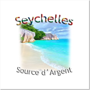 Seychelles - Anse Source d'Argent Posters and Art